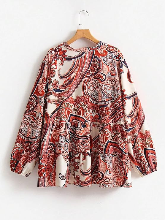 Korean Style Long Sleeve Oversized Button Down Plus Size Workwear Top