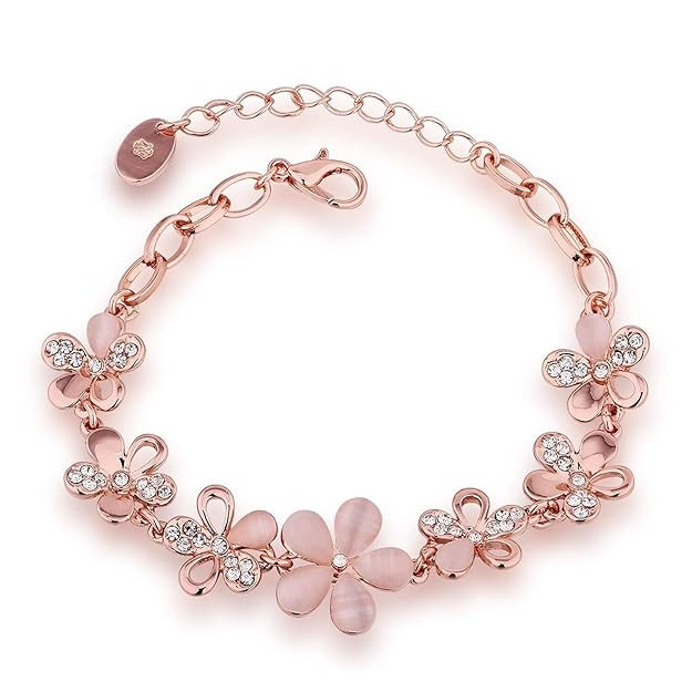 Valentine Rose Gold Jewellery Combo