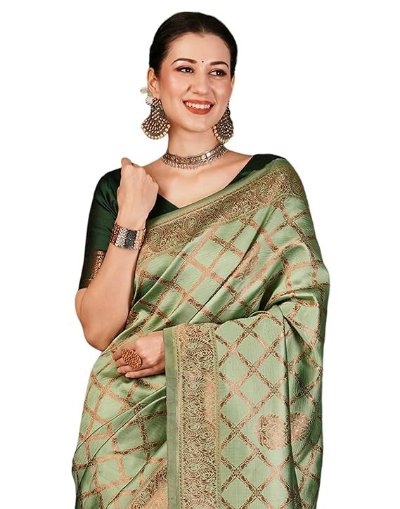 Banarasi Jacquard Soft Silk Kanjeevaram Saree