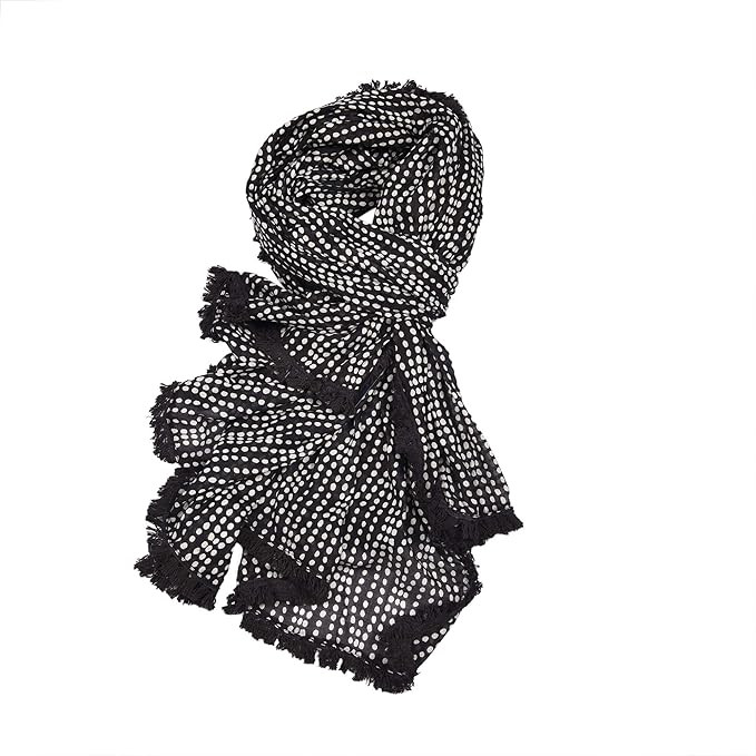 AQVA Printed Cotton Scarf, Soft Scarves