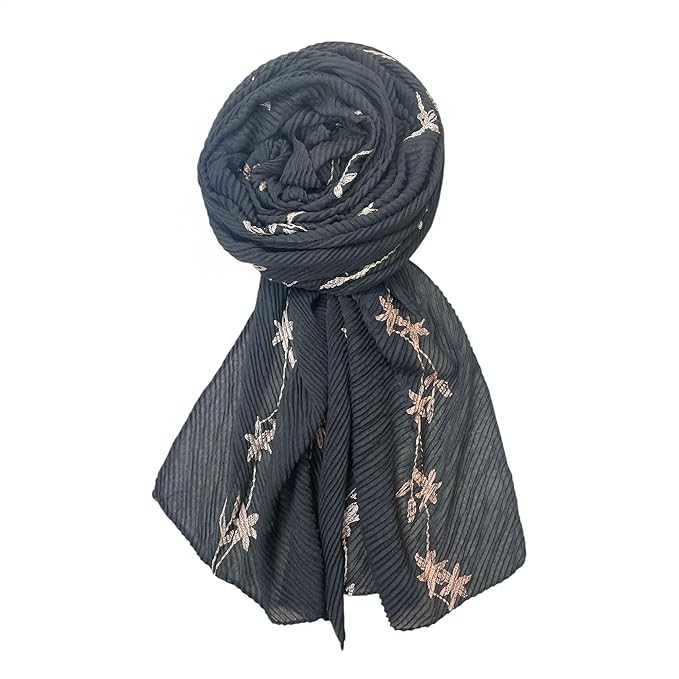 FAHABO Scarf for Women Stylish Pleated