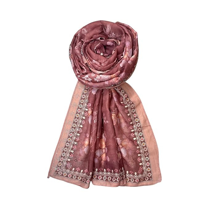 FAHABO Scarf Woman Printed Viscose