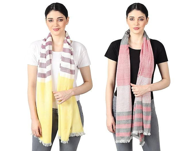 Flyer Women's stole/scarf Colour- Yellow &