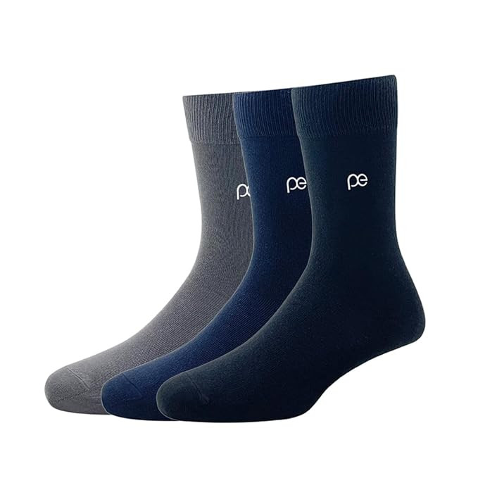 Peter England Men's Cotton Full Length Socks Free Size