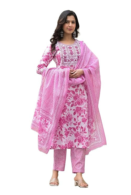 Sarasvi Gota Patti Silk Lehenga Set - Pink
